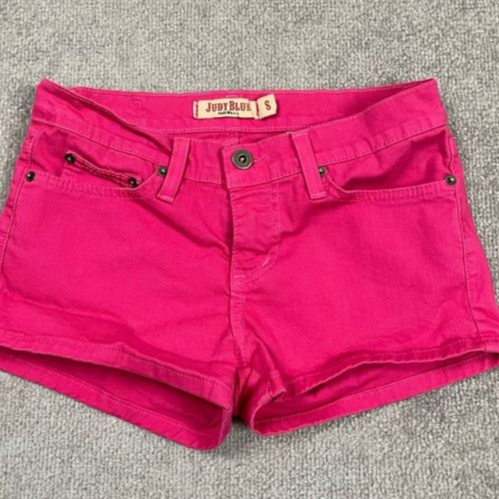 Pink High Waisted Mini Shorts Women’s Small